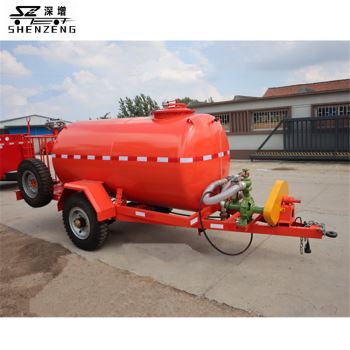 3-5噸水罐拖車、園林農(nóng)藥噴灑水罐車、道路除塵水罐拖車